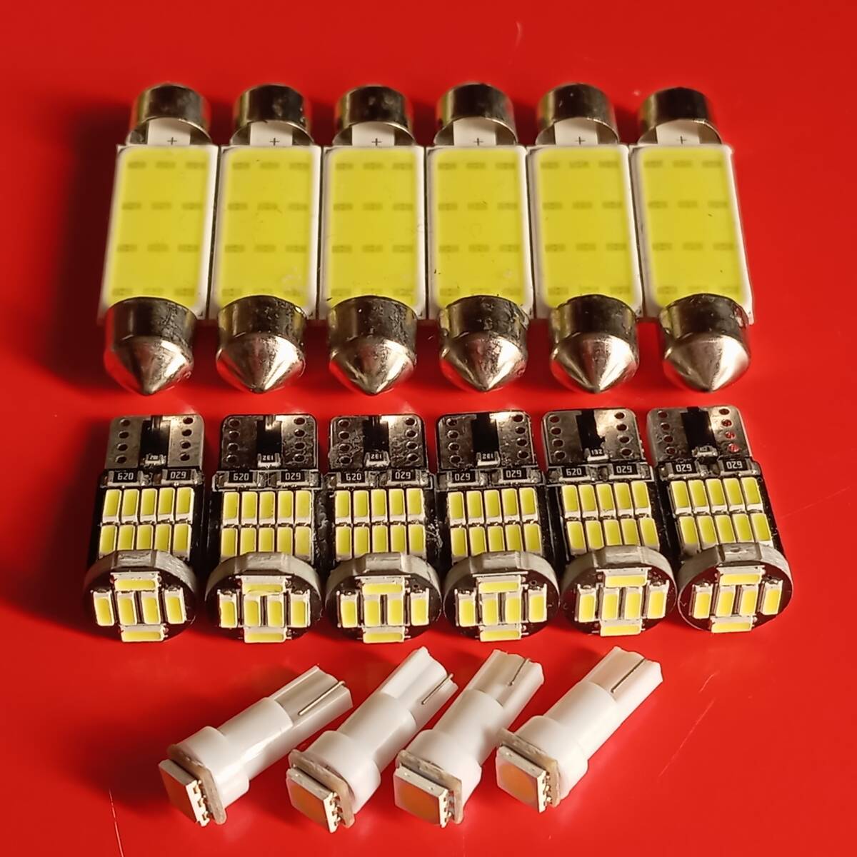 ハマー(HUMMER) H2 サンルーフ車 爆光 T10 LED ルームランプ キャンセラー内蔵 16点セット ホワイト /26/t5/t42拍卖