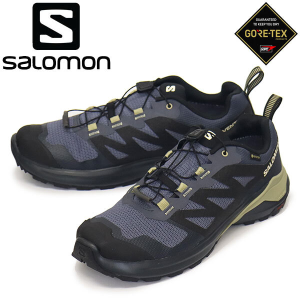 Salomon (サロモン) L47526000 X-ADVENTURE GORE-TEX トレイルランニングシューズ GRISAILLE/BLACK/SLATE GREEN SL06826.5cm拍卖