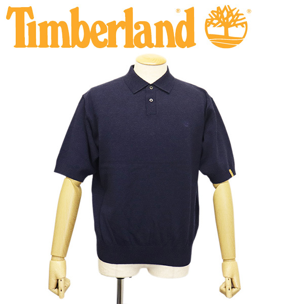 Timberland (ティンバーランド) A6JAK POLO KNIT ポロニット TB557 A2W Patriot Blue Heather M拍卖