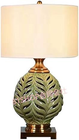 「81SHOP」セラミックスボトルボディアンティークテーブルランプ用ベッドサイド中国芸術オフィスデスクランプ寝室リビングルーム装飾照明拍卖