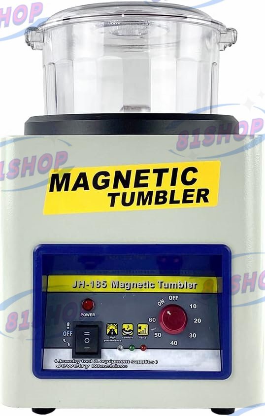 「81SHOP」磁気バレル研磨機 250W 卓上タイプ ミニ ロータリータンブラー ポリッシング パーツ研磨 サビ取り 精密研磨 艶出し拍卖
