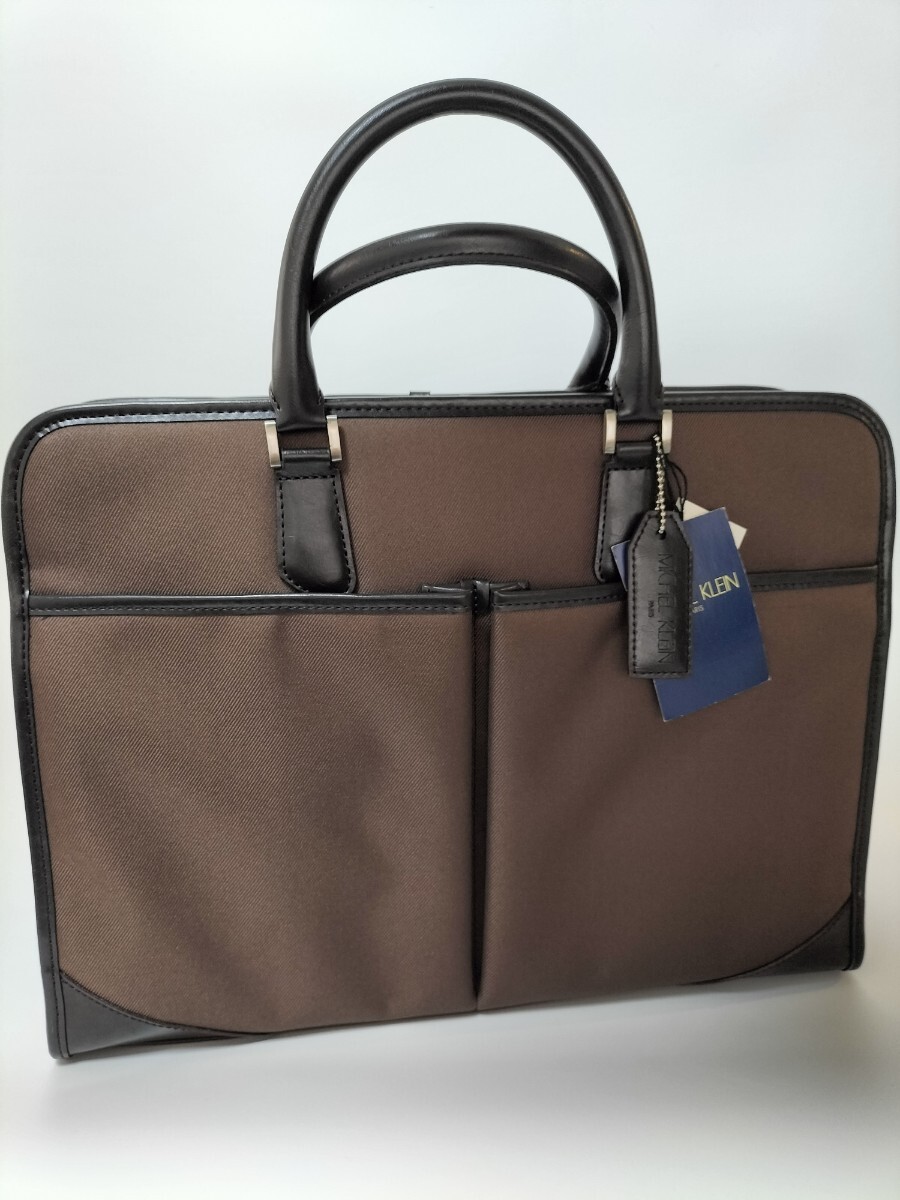 ミッシェルクラン ビジネスバッグ  MICHEL KLEIN かばん 鞄 超美品 新品未使用 ブラウン 書類 プレゼント 誕生日 記念日拍卖