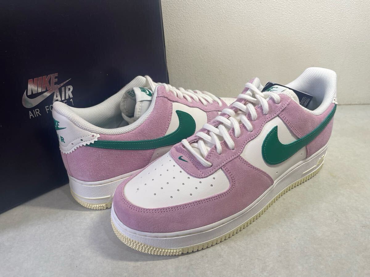 NIKE AIR FORCE 1 '07 LV8 ND エア フォース 1 SAIL x MALACHITE x SOFTPINK US10.5 国内正規 未使用 FV9346-100拍卖