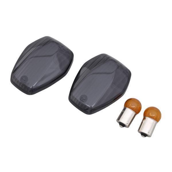 CBR1100XX(2001-) 用 カスタムウインカーレンズSET S球 スモーク|ポッシュフェイス/POSH拍卖