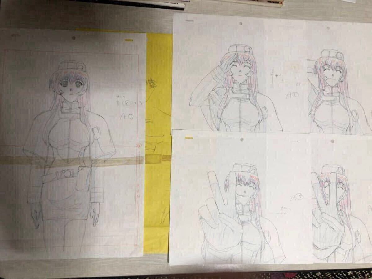 機動戦艦ナデシコ ミスマル・ユリカ 原画類12枚+作画記録2枚拍卖