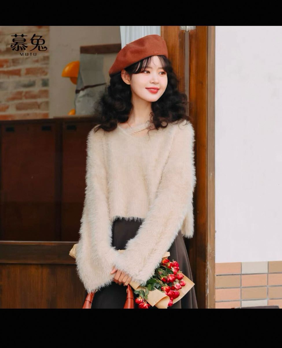 新品 ニット セーター 長袖 コットンスラブドアーズ ニットセーター 長袖拍卖