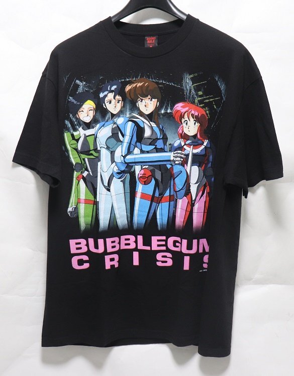 新品BUBBLEGUM CRISIS × GEEKS RULE 15TシャツXLシルクスクリーン拍卖