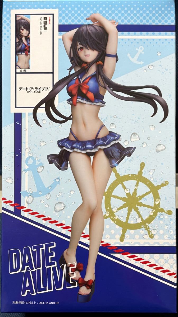 新品・未開封【時崎狂三(ときさきくるみ)】デート・ア・ライブⅣ 1/7スケールフィギュア 約24.1cm ラウンドワン限定拍卖