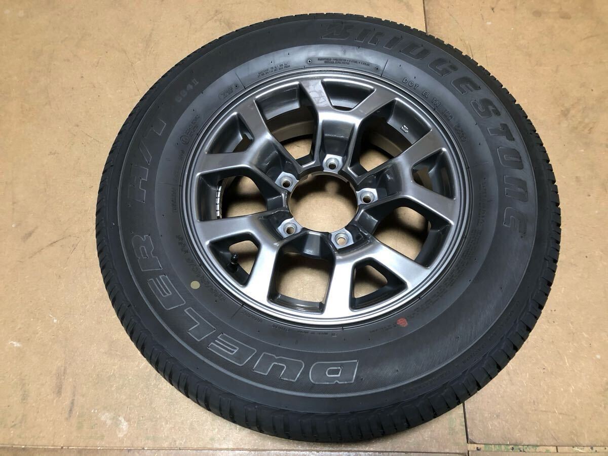 ①美品!1本 ジムニー シエラ JB74 純正 ホイール タイヤセット 15インチ 195/80R15拍卖