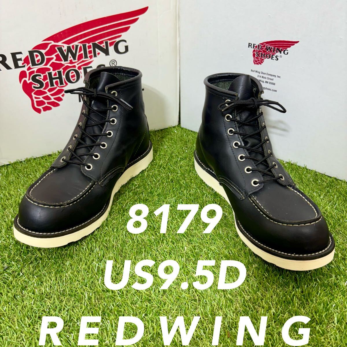 【安心品質0447】廃盤8179レッドウイング送料無料US9.5Dブーツ REDWING拍卖