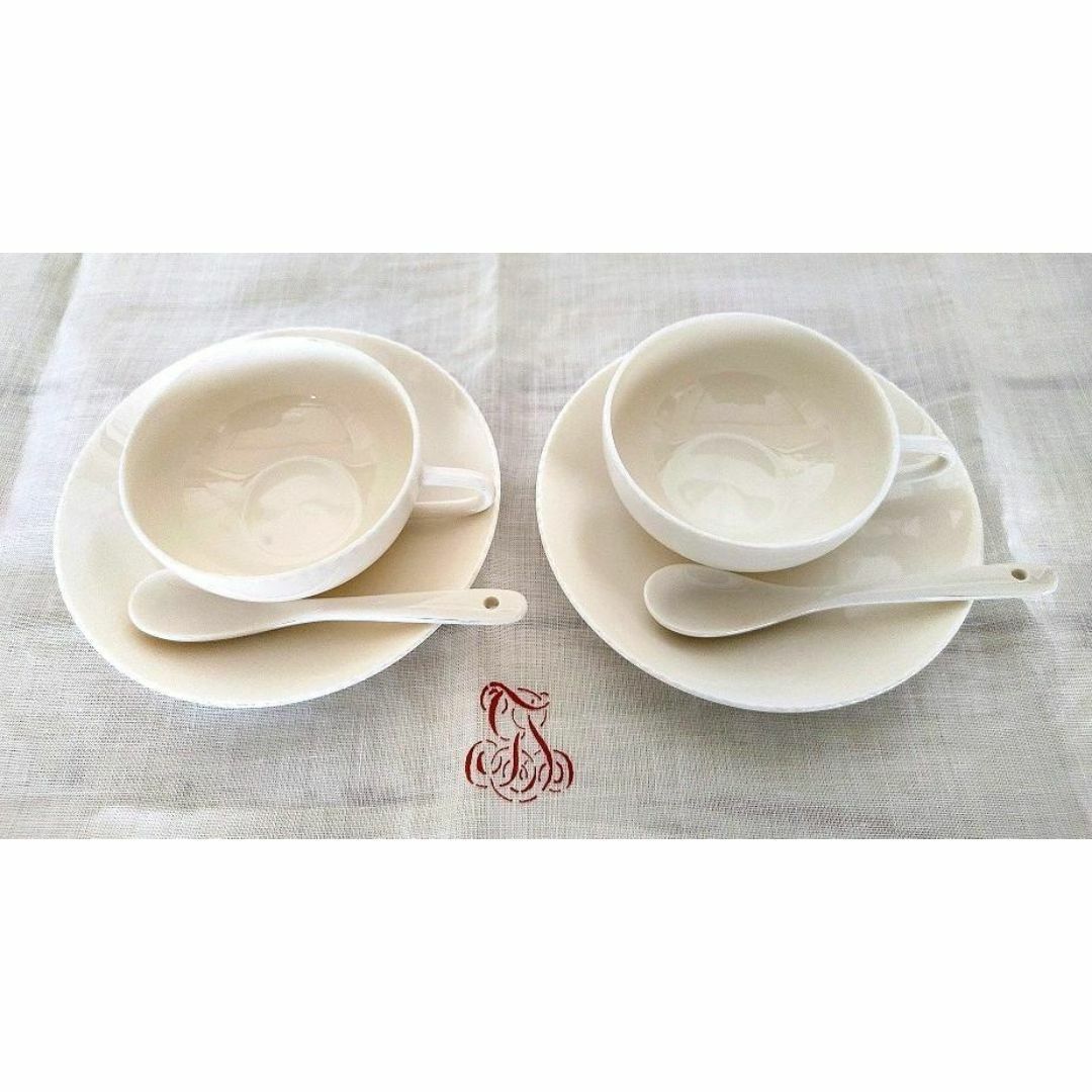 未使用!カップ&ソーサー2客+スプーン拍卖