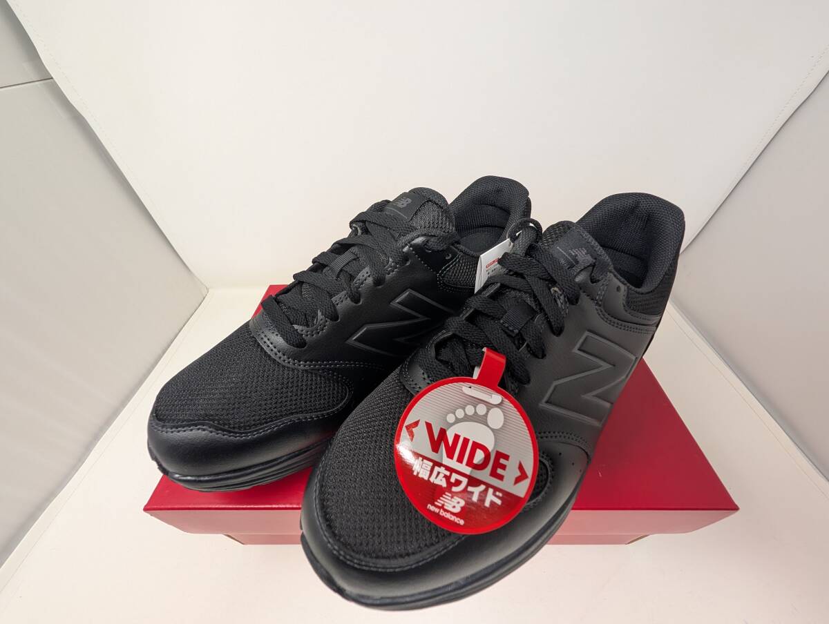 新品未使用★ニューバランスウォーキングシューズMW550AB4ブラック 27.5センチ4E幅広ワイド 旅行・行楽・ウォーキングに最適拍卖