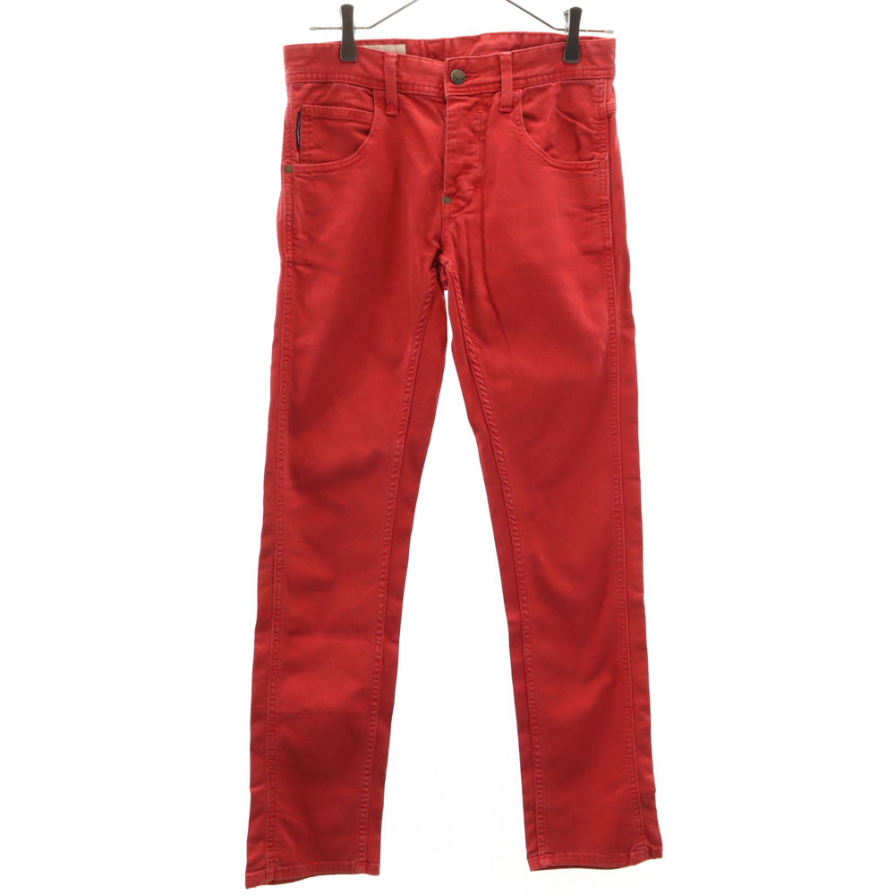 55DSL フィフティーファイブディーエスエル スーパースリムフィット スキニーパンツ W27 レッド DIESEL ディーゼル メンズ拍卖