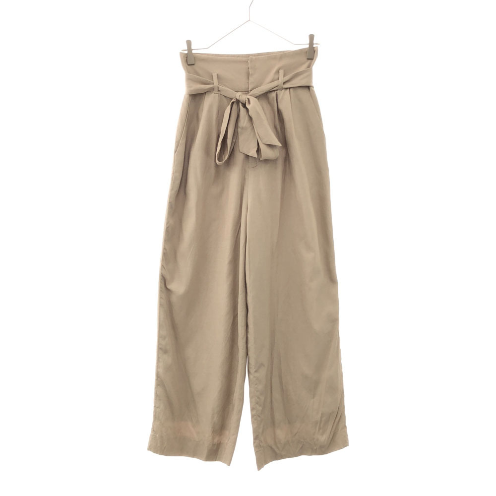 SNIDEL スナイデル ツータック ワイドパンツ 1 ベージュ SWFP211143 レディース拍卖