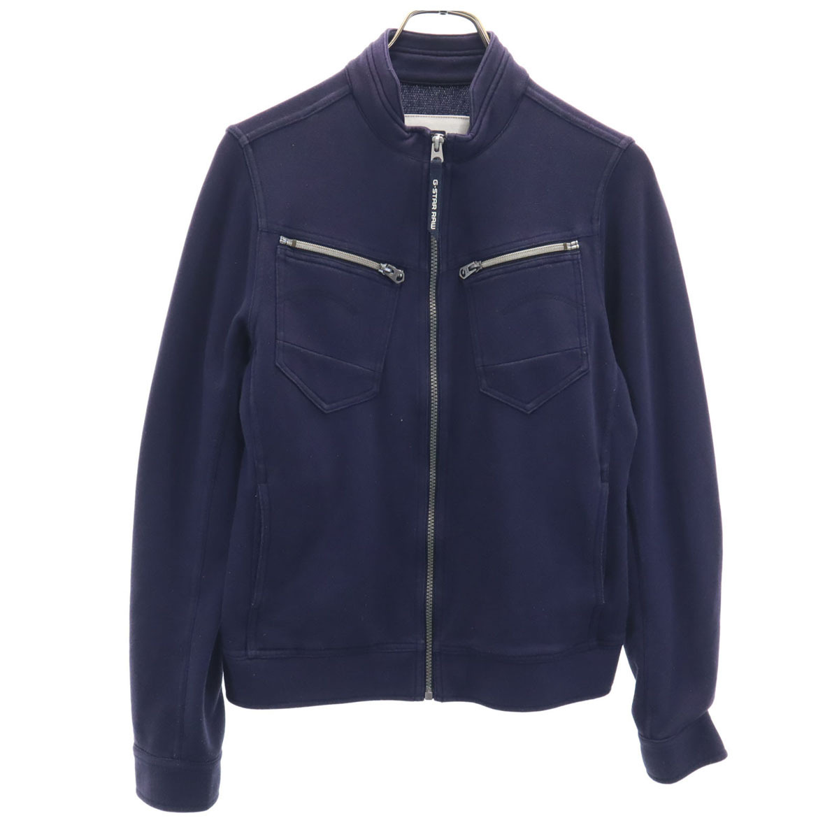 G-STAR RAW ジースターロウ スウェット ジップジャケット XS ネイビー メンズ拍卖