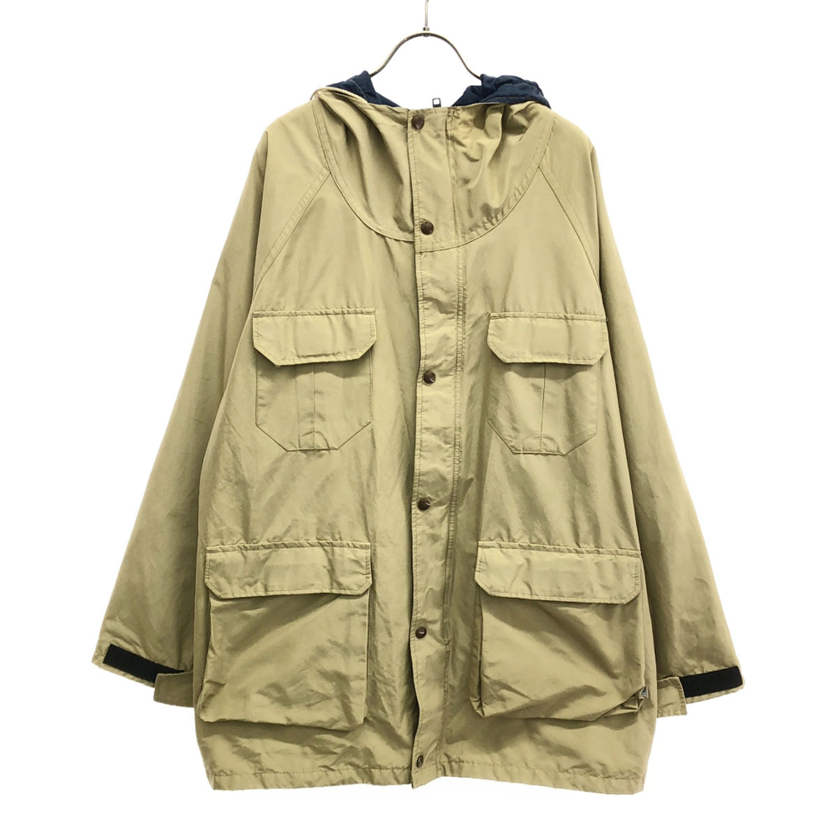 PEN FIELD ペンフィールド 90s USA製 オールド マウンテンパーカー L ベージュ ダブルファスナー メンズ拍卖