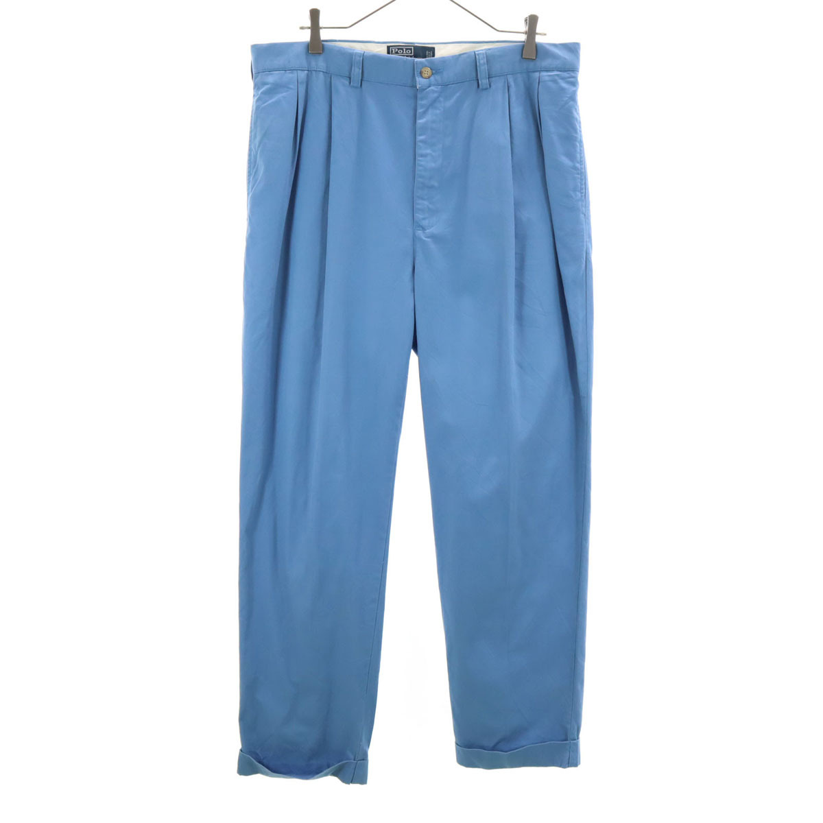 Polo by Ralph Lauren ポロバイラルフローレン 90s オールド スラックスパンツ w36 ブルー系 メンズ拍卖