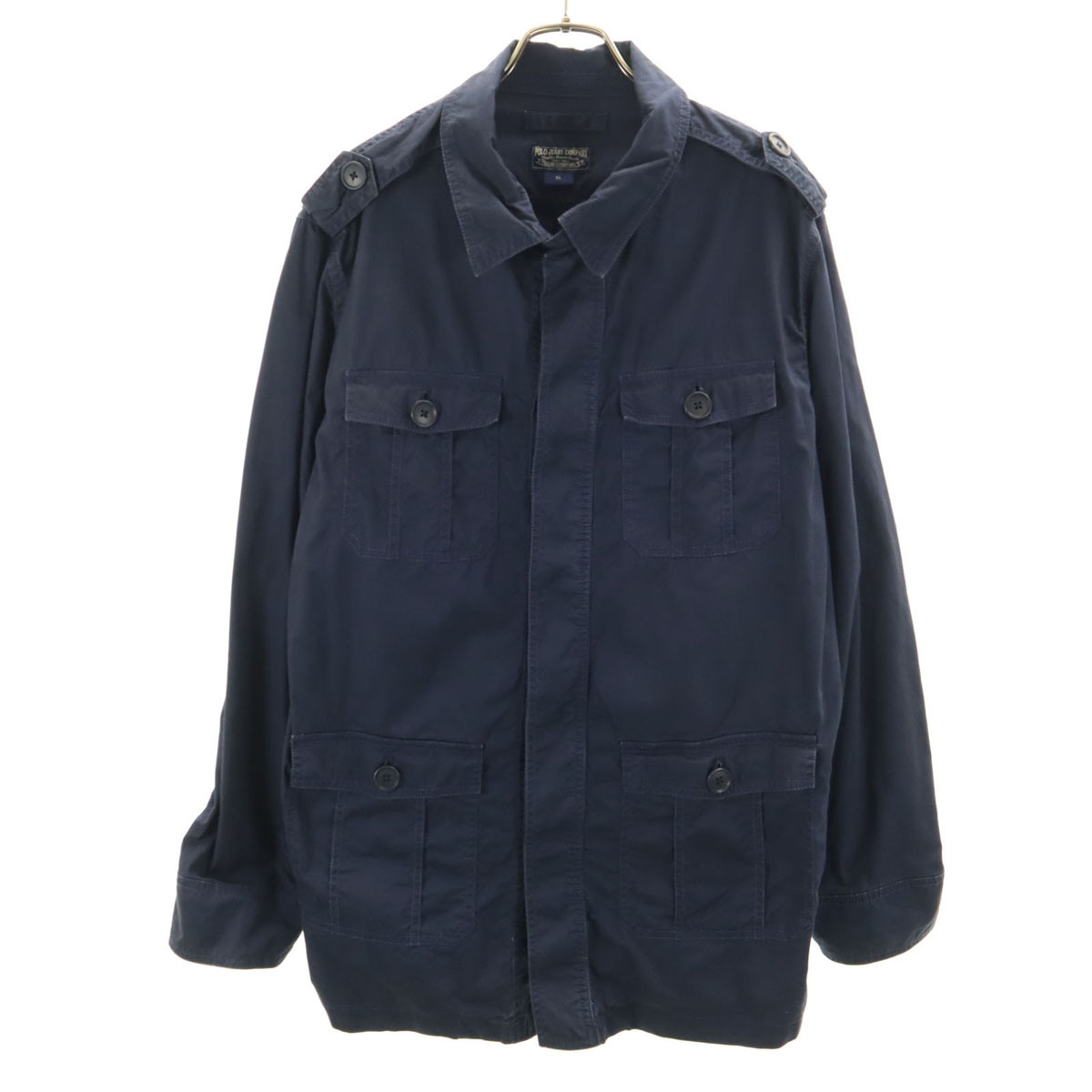 POLO JEANS COMPANY ポロジーンズカンパニー ジャケット XL ネイビー インパクト21社製 メンズ拍卖