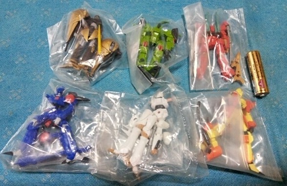 エルガイム 全6種 エルガイム・ディザード・カルバリーテンプル・ゆゆオージェ・バッシュ・グライアノーダ バンダイ ガシャポンEX Z743拍卖