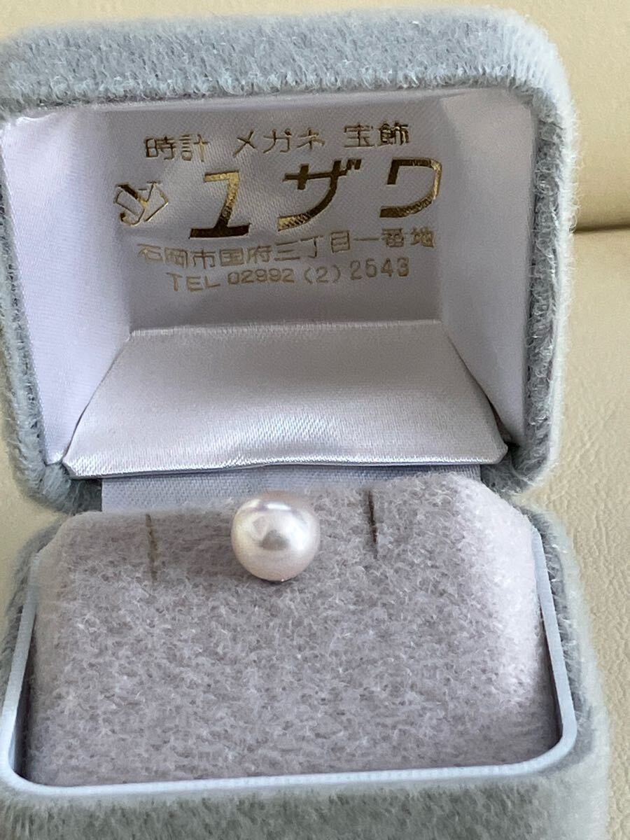 ネクタイピン アコヤ真珠 0.8cm拍卖