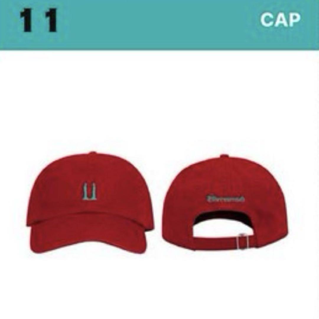 G-DRAGON キャップ 赤 RED bermensch 展示会 ジヨン拍卖