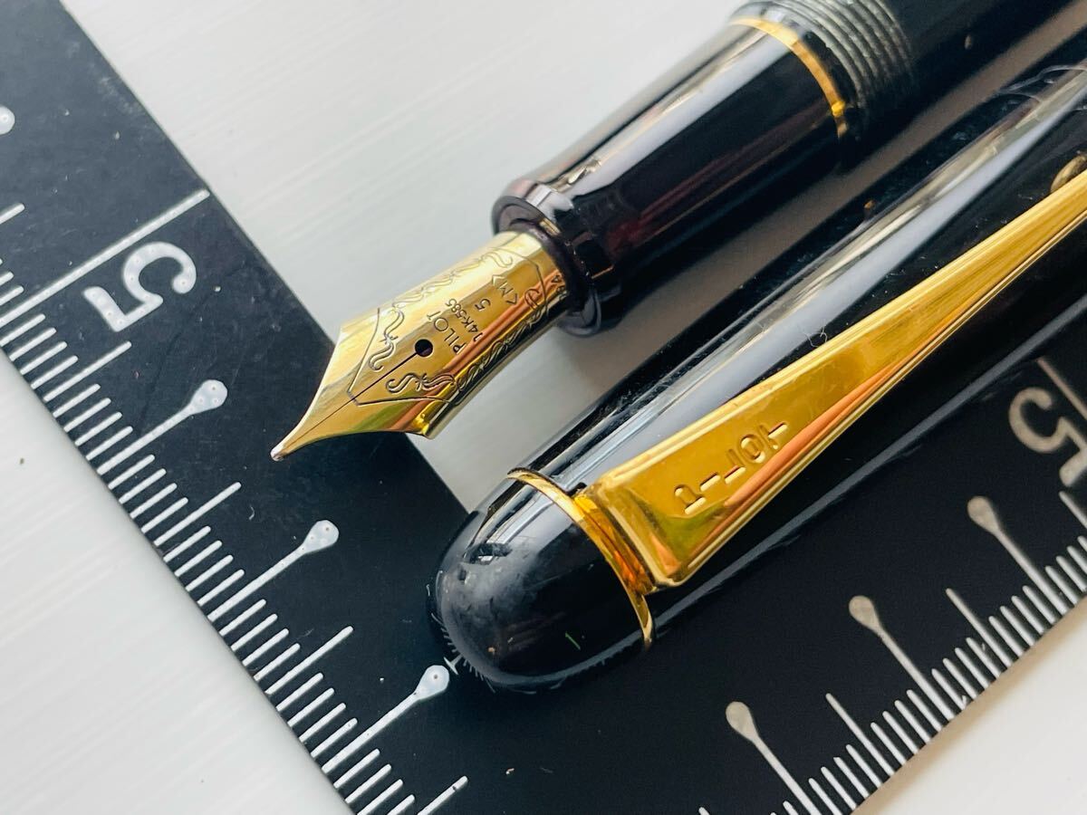 PILOT パイロット CUSTOM 74 カスタム ペン先 14K-585 5 M B794 万年筆 筆記用具 筆記未確認 現状品 長期保管品 拍卖