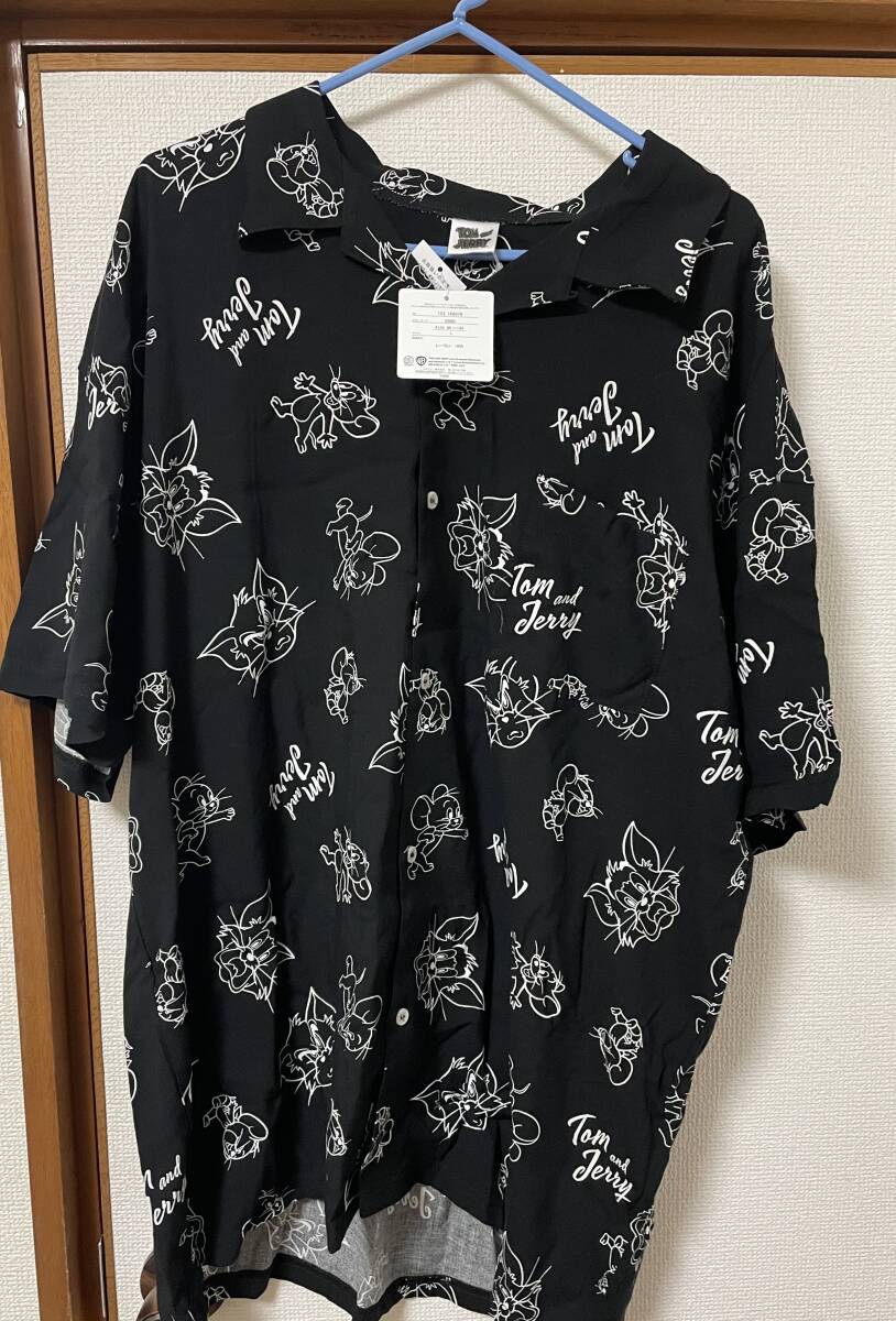 送料込☆ トムとジェリー アロハシャツ Lサイズ拍卖