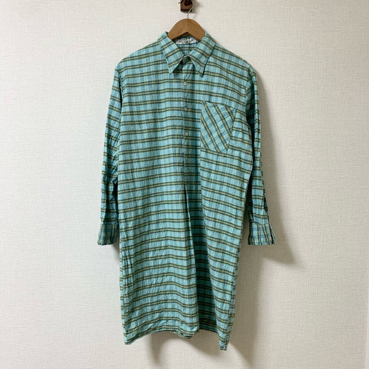 euro grandfather shirt grandpa shirt グランパシャツ vintage es08 ユーロ 古着 vintage ドイツ製 ビンテージ ヴィンテージ ワーク ネル拍卖