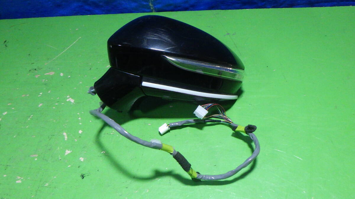 70327-5 クラウン AWS210 左 ドアミラー 黒 12ピン 4ピン 純正 中古 棚15拍卖