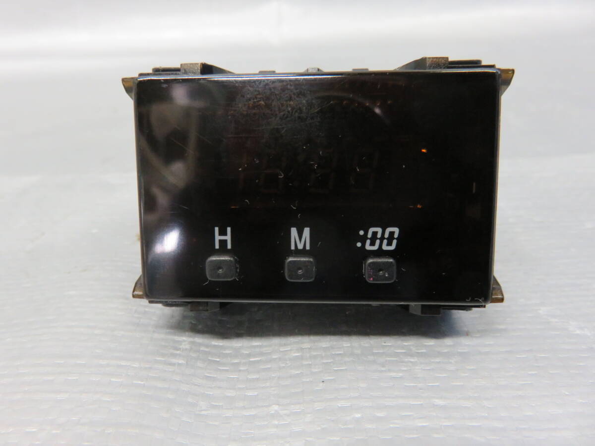 ★STD4585 動作OK トヨタ JZX105 マークⅡ/ センターパネル/デジタル 時計/純正 JECO JAPAN / GX100 GX105 JZX100 チェイサー クレスタ拍卖