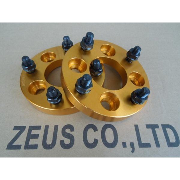 PCD100→114.3変換 ワイドトレッドスペーサー 2枚組 4H 1.25 15mm ゴールド ワイトレ拍卖