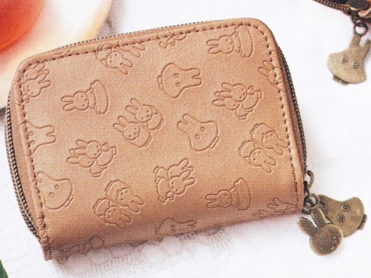 おばけミッフィー じゃばら財布 キーチェーン付き リンネル付録拍卖