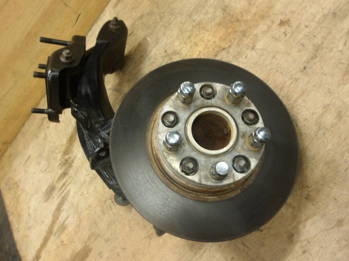 ② R32 スカイライン 右 フロント ナックル ハブ 5穴 ブレーキ ローター 付き HCR32 BNR32 GTR BNR ECR HR ER R34 R33 HNR GTS-T 2025/03拍卖