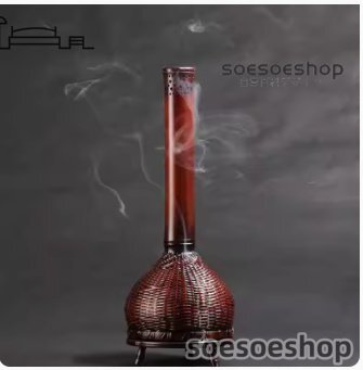 古風★香炉★手作り★線香立て★竹工芸★竹細工★工芸品★置物★茶道具拍卖