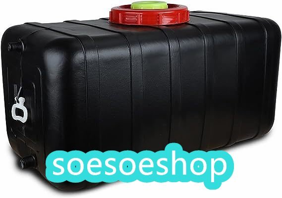 太陽熱温水器、キャンプ太陽熱温水シャワータンク、大容量貯水タンク、ふたが付いている屋外のキャンピングカーの水タンク 80L拍卖