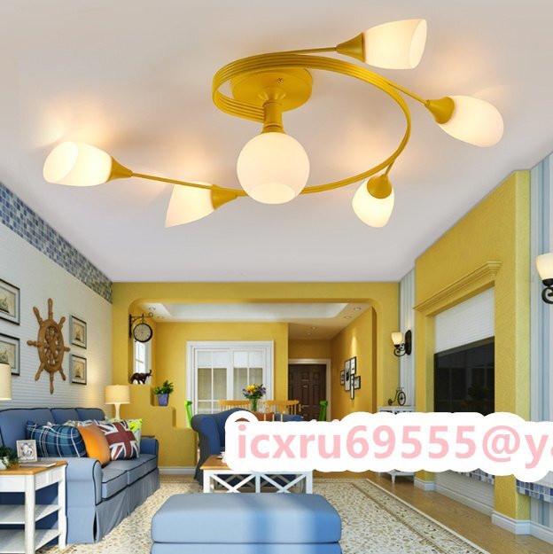 スタイル シャンデリア 6灯ペンダントライト シャンデリアLEDランプ天井照明器具シーリングライト LED省エネ拍卖