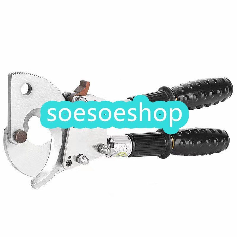 強くお勧め★ ラチェット式 ケーブルカッター ケーブル カッター 手動 伸縮式 330-400mm 鋼製 最大切断能力φ40mm拍卖