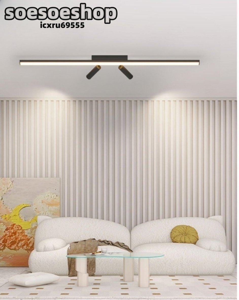 特売!LEDシーリングライト スポットライト付 リビング照明 店舗照明 シンプル拍卖