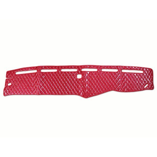 07y- スーパーグレート エナメルダッシュマット ダイヤカットレッド H19.7~ ダッシュボードマット拍卖