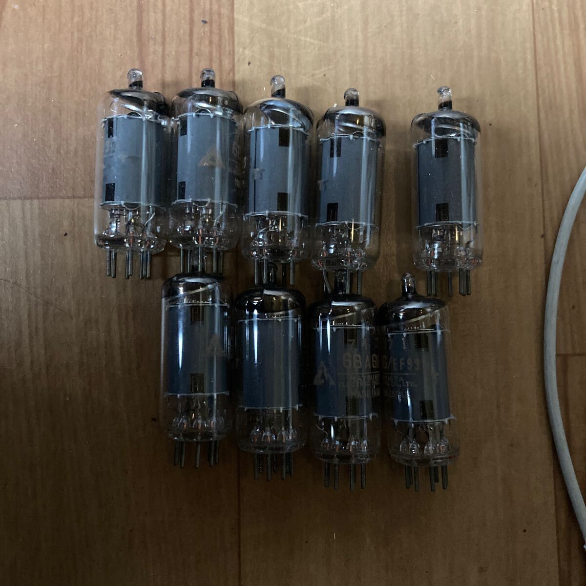 【家電】 真空管 6BA6 EF99 9本セット拍卖