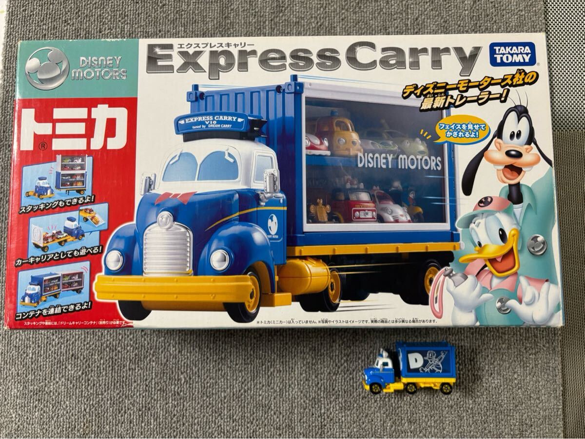 トミカ Express Carry エクスプレスキャリー ディズニーモータース ジャンク ミニカー ドリームトミカ 5カラーズ ドナルド拍卖