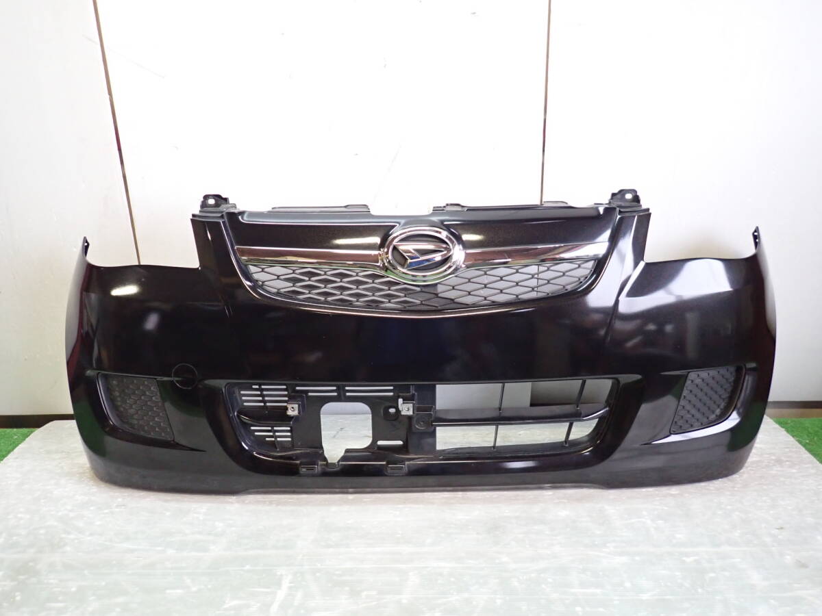 L275S/L285S ミラ 純正 フロントバンパー X07 ブラックマイカメタリック 52119-B2550・52101-B2800-C0 【25-351】拍卖