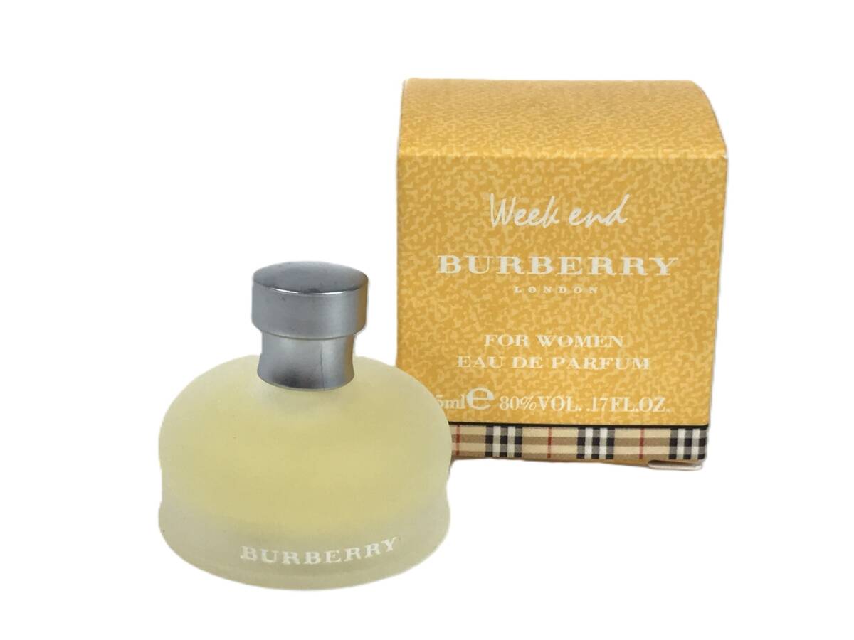 未使用 バーバリー BURBERRY ロンドン ウィークエンド フォーウーメン オードパルファム 5ml ミニボトル ミニ香水 YMK-902拍卖