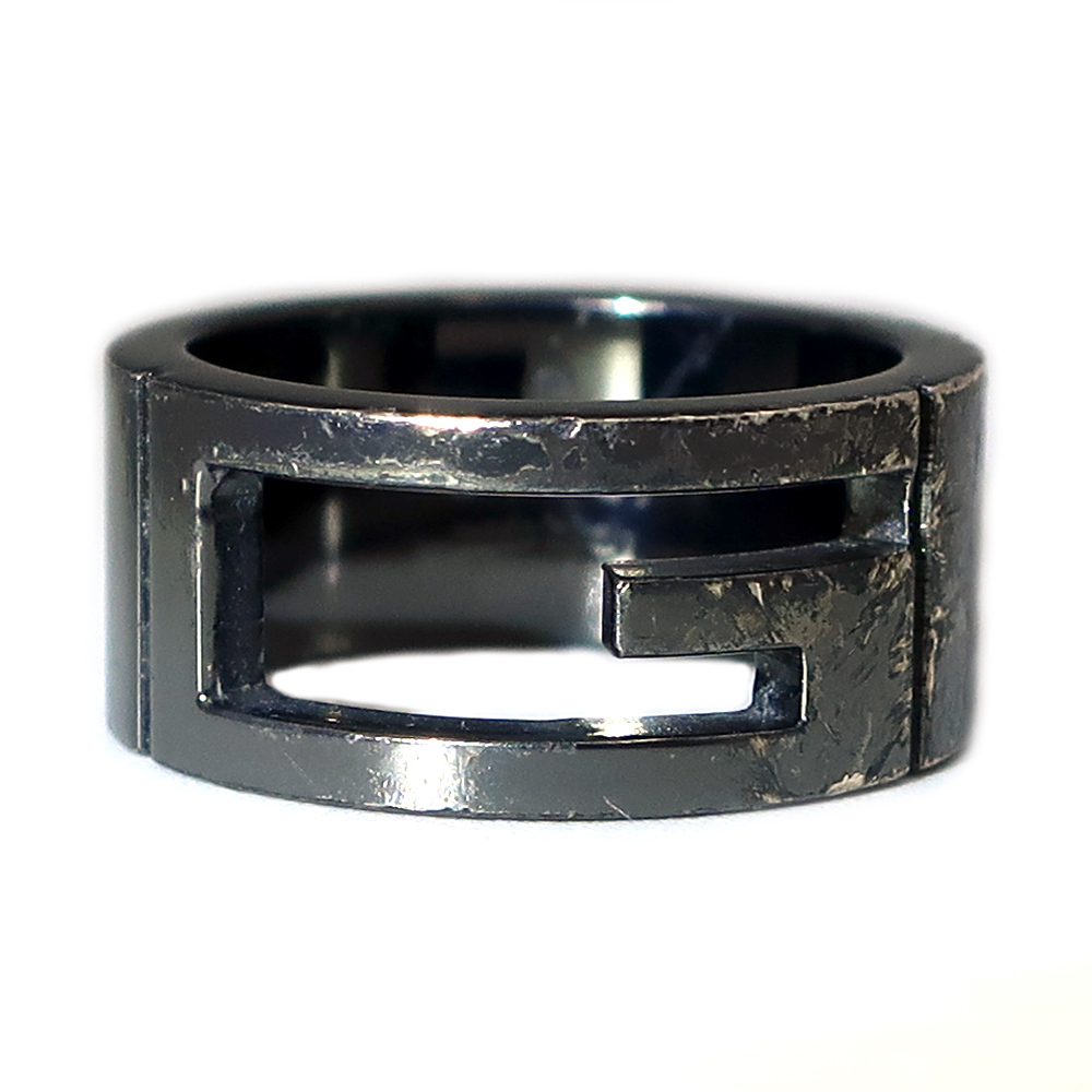 【天白】グッチ リング SV925 6.5号 約6.9g シルバー 指輪 ジュエリー拍卖