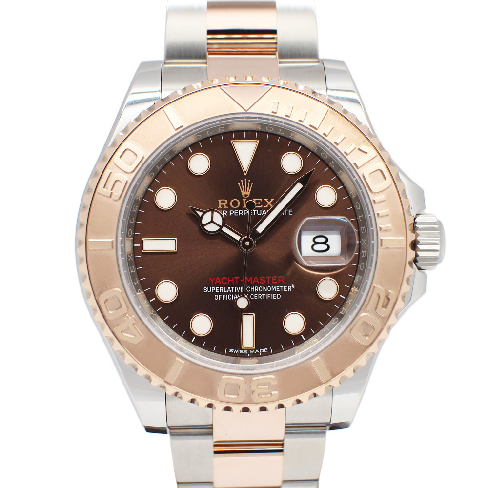 【名古屋】ロレックス ヨットマスター 40 116621 ランダム チョコレート SS RG 自動巻き メンズ 保証書付き 2019年拍卖