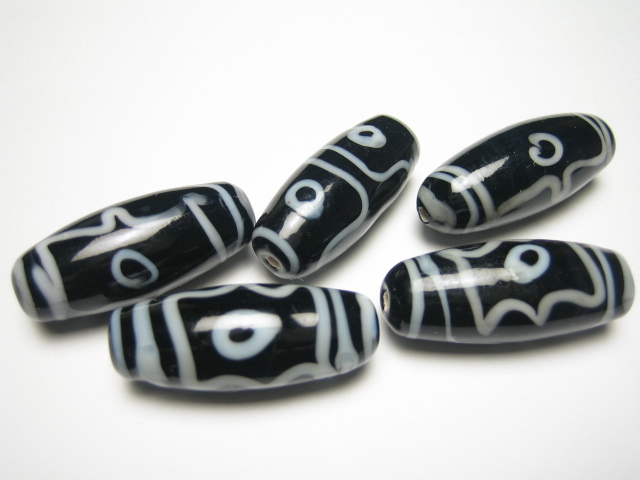 ◎●グラスビーズ  トンボ玉 5 個セット    とんぼ玉    NO.52拍卖