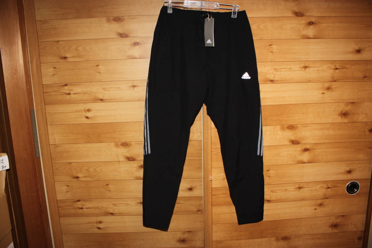 未使用 メンズL 黒 アディダスadidas 裏地付きウインドブレーカー ウォーマーパンツ H40862 送料無料即決拍卖