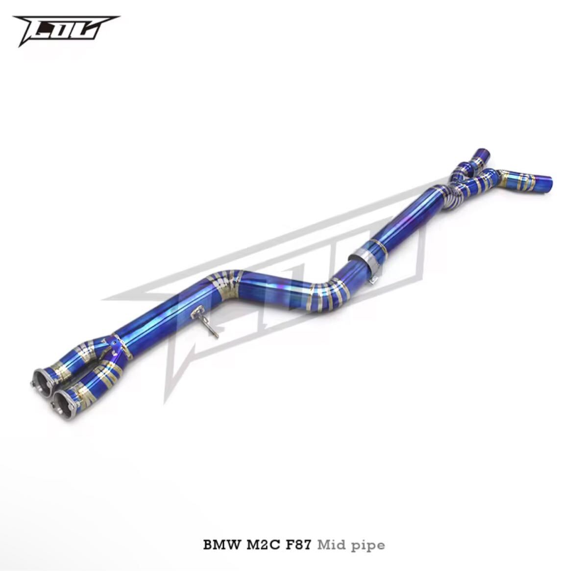 ★COC★ チタン F87 M2 等長 センターパイプ マフラー エキゾースト カスタム エアロ パーツ ミッドパイプ M2C コンペティション拍卖