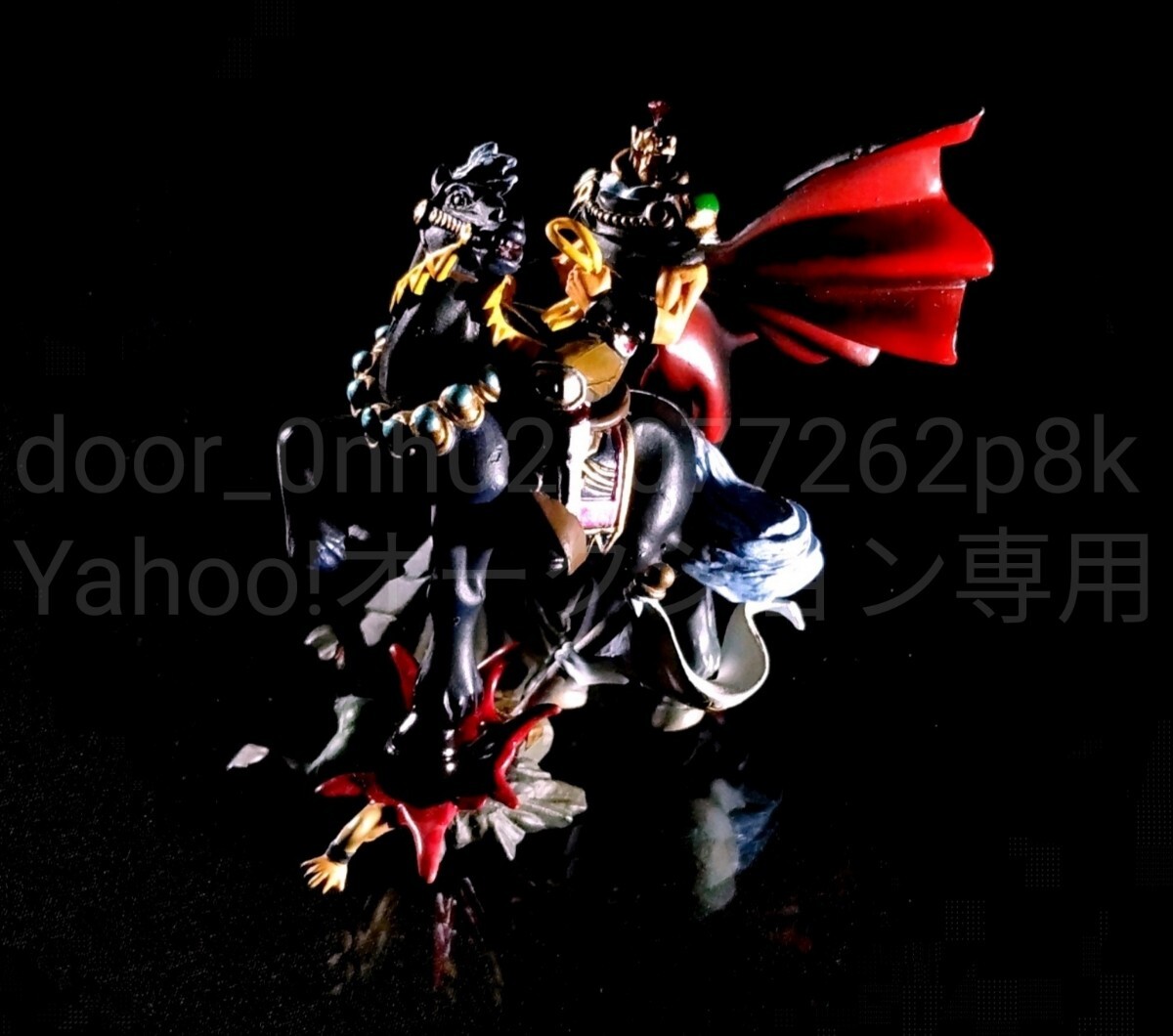 HOKUTO NO KEN RAOH & KOKUOH-GO FIGURE 原哲夫/武論尊 北斗の拳 世紀末覇者 ラオウ&黒王号 ミニジオラマフィギュア 拳王 拍卖