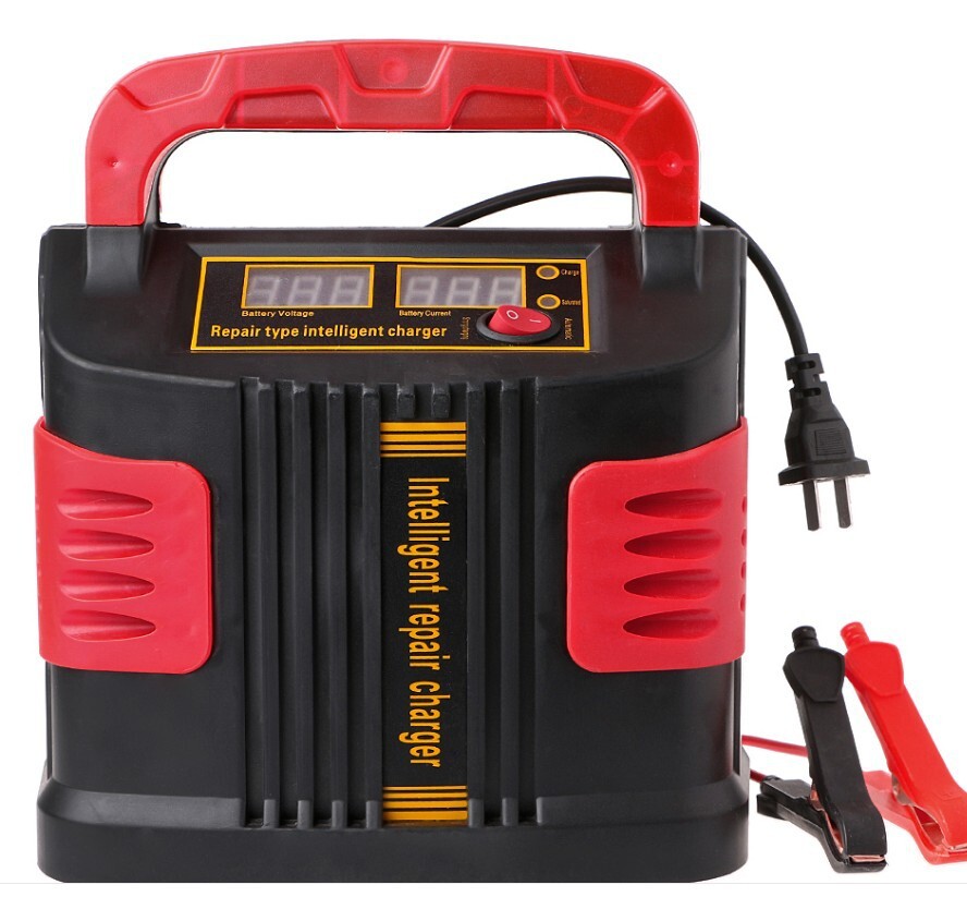 人気品高品質 14A 自動プラス調整液晶バッテリー充電器 12V-24V上質拍卖